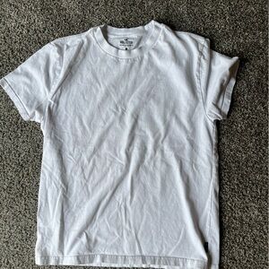 Hollister White Short Sleeve Tee